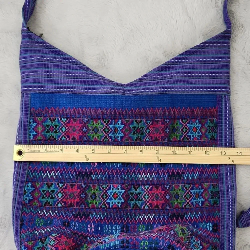 BOHO Stitched side satchel bag